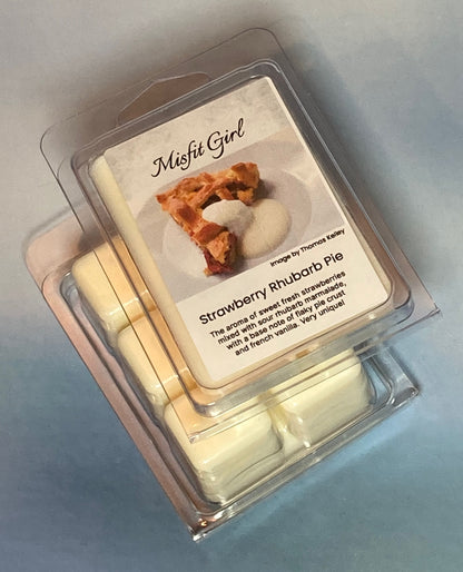 Strawberry Rhubarb Pie Wax Melt