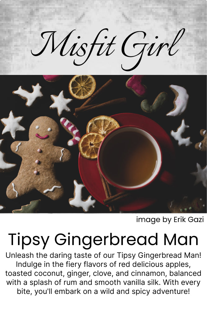 Tipsy Gingerbread Man Wax Melt